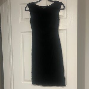 Lauren Ralph Lauren Classic Black Midi Dress